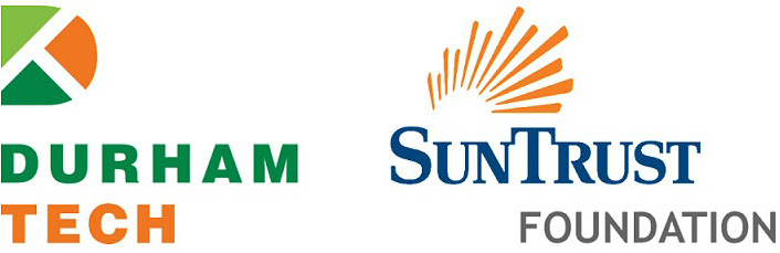 side-by-side durham tech logo and suntrust logo