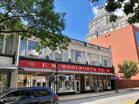 F.W. Woolworth store that houses the museum