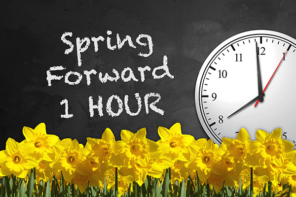 spring forward 1 hour