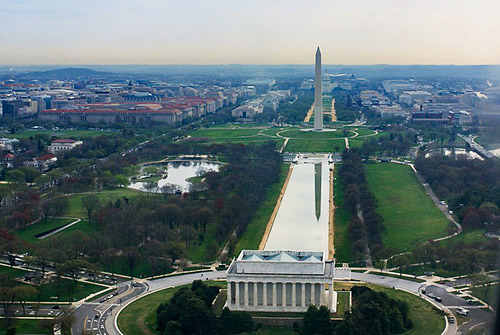 View of the National Mall in Washington, DC