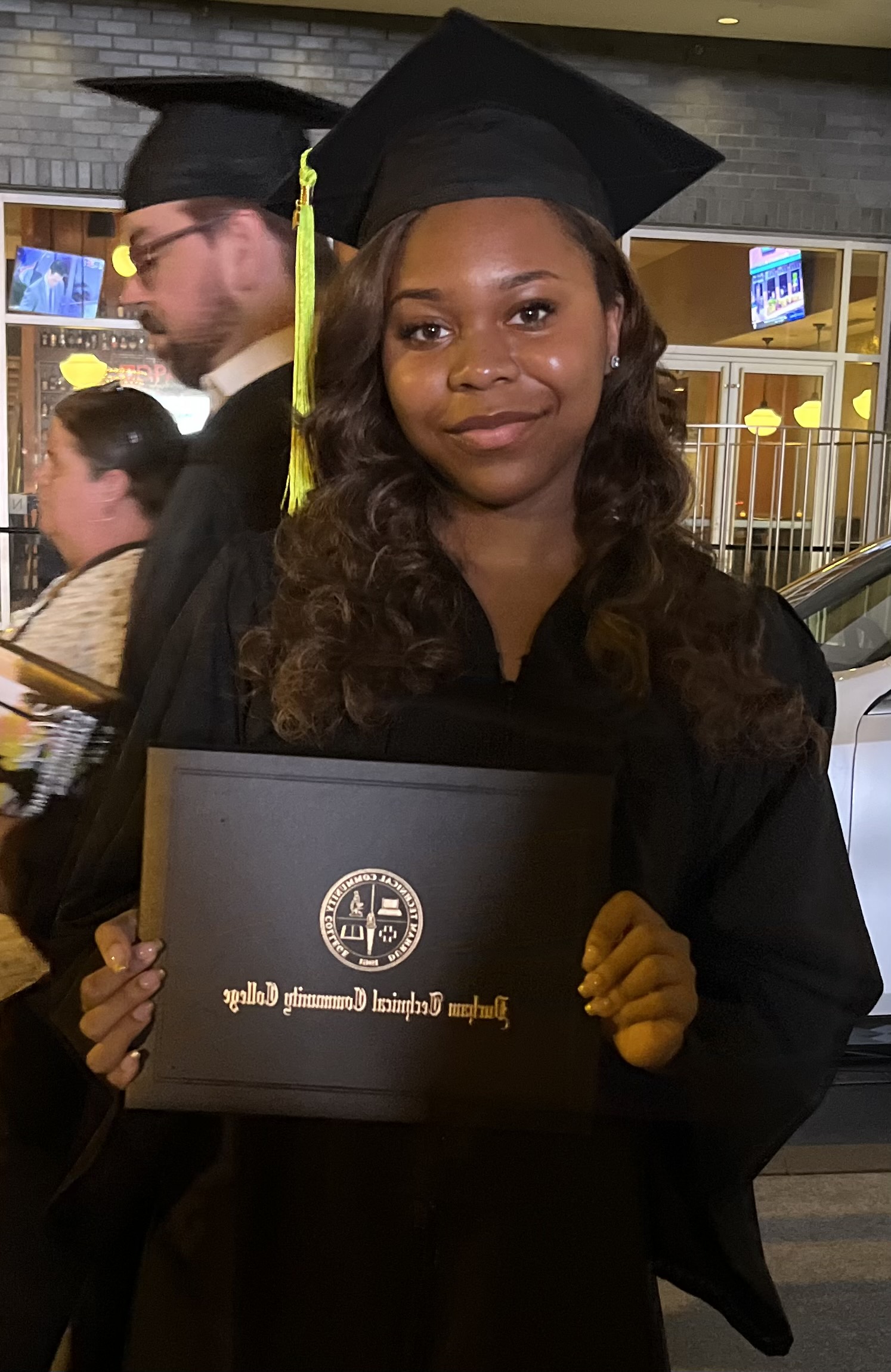 Kayla Graves, newly graduated