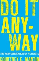 Yellow text against a blue background. Text says, "Do it anyway"