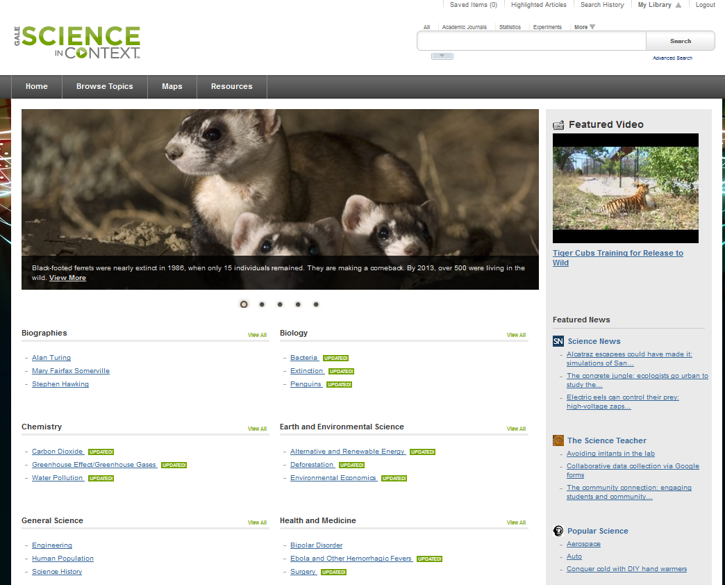 science in context home page