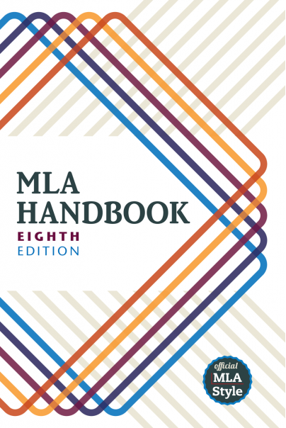 MLA 8th edition book cover