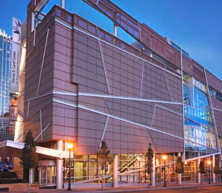 Gantt Center image of modern building with a lot of glass in an urban location