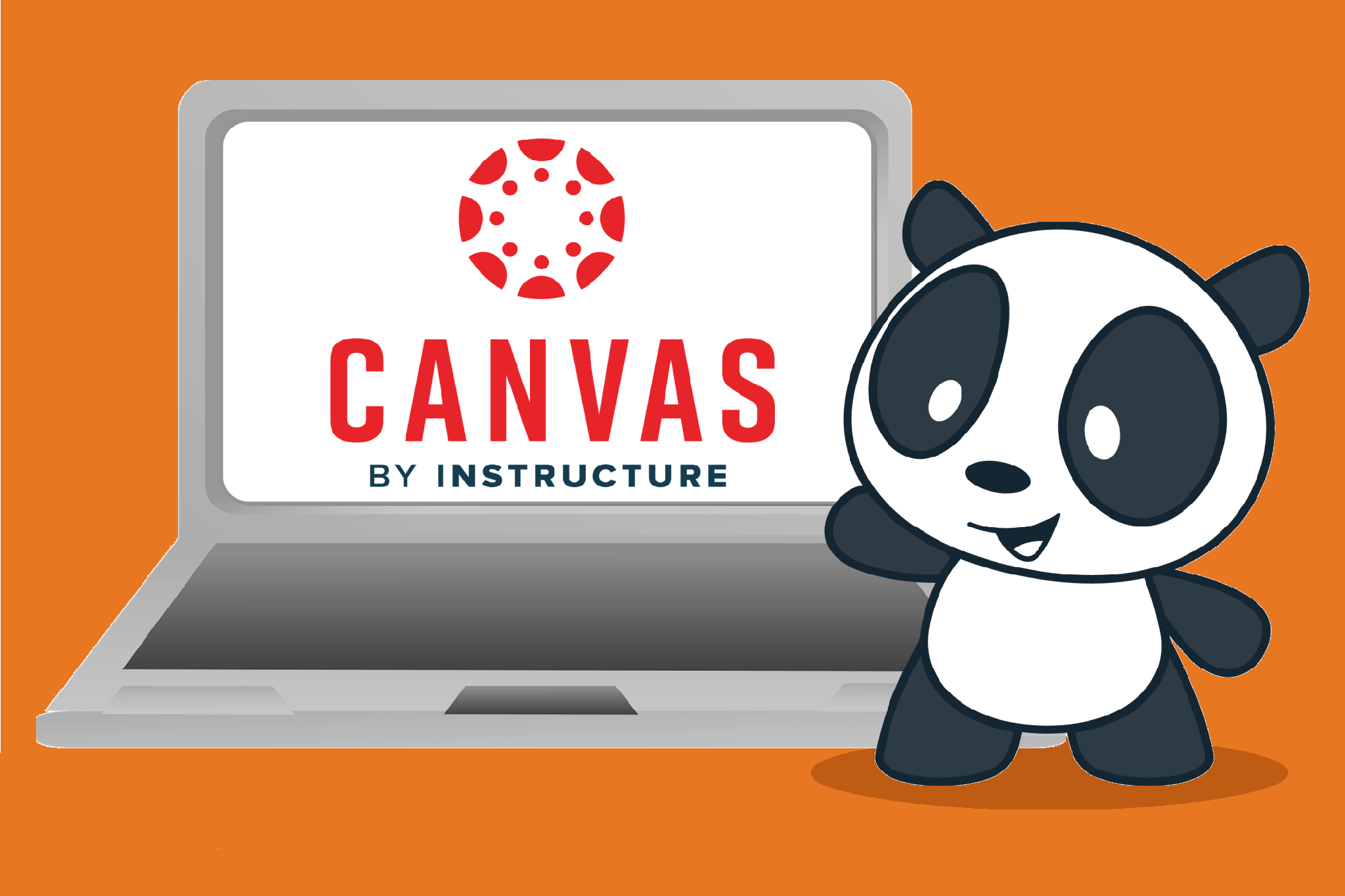 Canvas Logo with Orange background