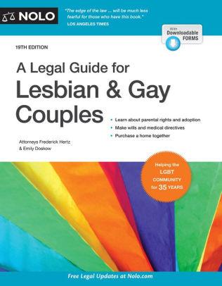 Legal Guide for Lesbian and Gay Couples book cover